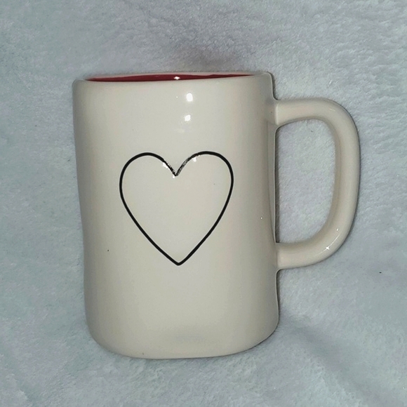Magenta Other - Magenta Rae Dunn Double-Sided Heart Valentine's Day Mug